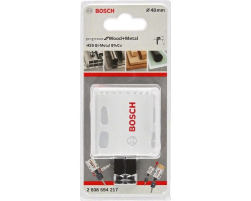 Коронка биметаллическая BOSCH PROGRESSOR 48 мм bim mm, new 2608594217