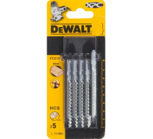 Пилки по дереву DeWALT XPC T119BO 82х54х2.0х15мм (5 шт) DT2216-QZ DT2216-QZ