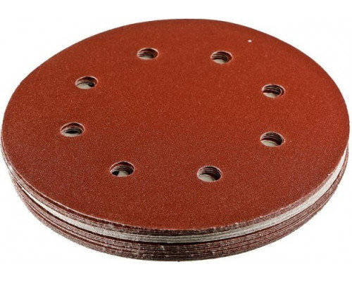Круг шлифовальный на липучке Sturm DWS6010-9240 180 мм, P240, 8 отв. (уп.20шт.)