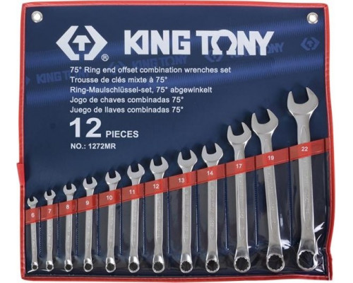Набор ключей комбинированных KING TONY 1272MR, 12 предметов