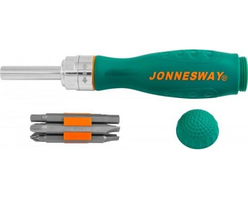 Отвертка с битами JONNESWAY DR0107S Рукоятка трещоточная в 7 предметов 048818