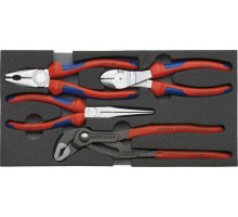 Набор инструментов в лотке KNIPEX 002001V01 4 предмета KN-002001v01