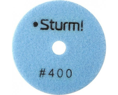 Шлифовальный круг по камню Sturm 9012-W100-400 алмазный гибкий, 100 мм, p400, мокрое шлиф.