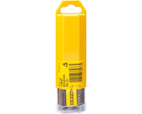 Сверло по металлу DeWALT 12 x 101 / 151 мм HSS-CO Extreme кобальтовое DT4947-QZ DT4947-QZ