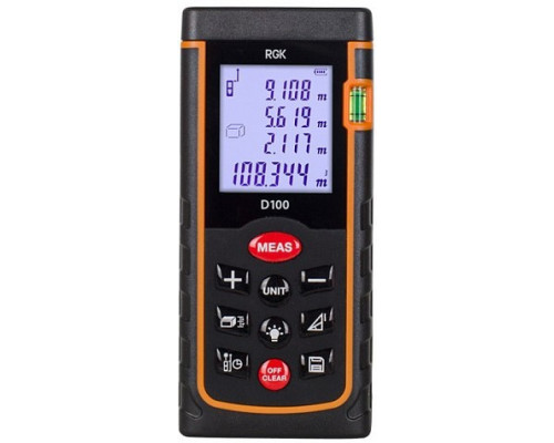 Лазерный дальномер RGK D100 с поверкой 755658
