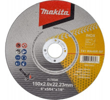 Отрезной круг по нержавеющей стали MAKITA 115х1х22,23 мм WA46R D-75524