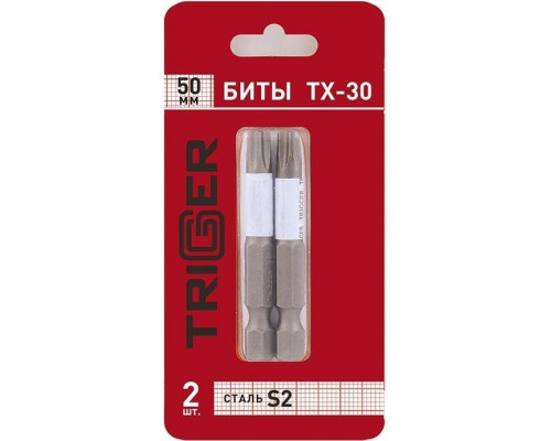 Бита для заворачивания TRIGGER 84976 ПРОФИ TORX-30 50мм (2шт.) тов-151826