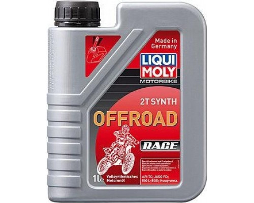 Масло для 2-тактных мотоциклов LIQUI MOLY Motorbike 2T Synth Offroad Race 1 л 3063 синтетика 3063