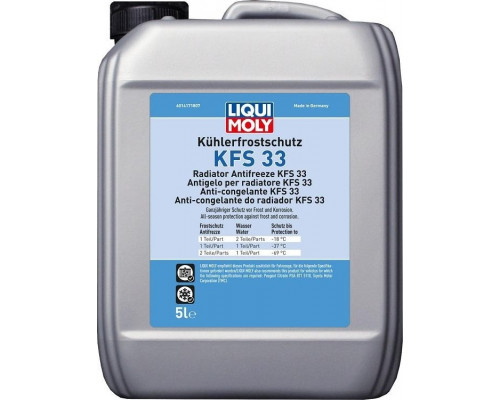 Антифриз-концентрат LIQUI MOLY Kuhlerfrostschutz KFS 33 5 л. синий 21131 21131