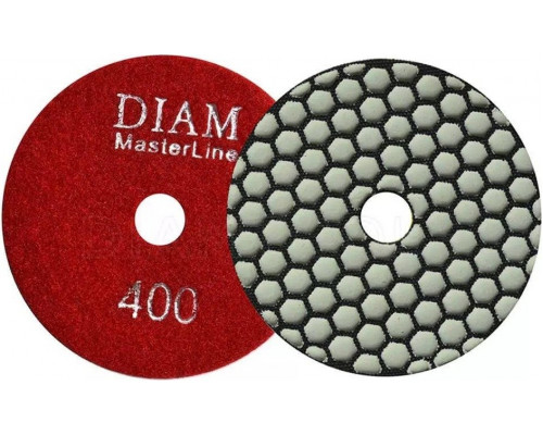 Алмазная тарелка на липучке DIAM АГШК 100*2,0 №400 Master Line (сухая) 000568