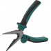Длинногубцы JONNESWAY P1116 с двухкомпонентными рукоятками, 160 мм 049403