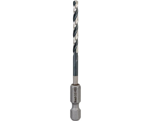 Сверло по металлу BOSCH 3,5 х 39/79 мм, Impact Control с шестигранным хвостовиком 2608577051