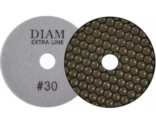 Алмазная тарелка на липучке DIAM АГШК 100*2,0 №30 Extra Line (сухая) 000563
