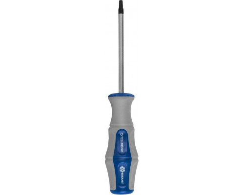 Отвертка TX Кобальт 910-065 ultra grip tamper-25х100 мм cr-v, двухкомпонентная