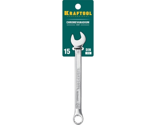 Ключ комбинированный KRAFTOOL 15 мм гаечный 27079-15_z01