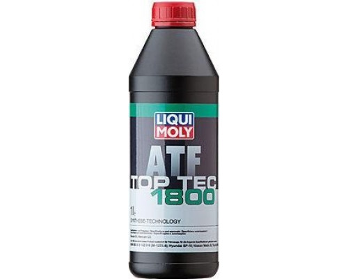 Масло трансмиссионное LIQUI MOLY Top Tec ATF 1800 для АКПП 1 л 2381/3687 3687/2381