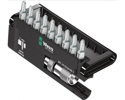 Набор насадок WERA Bit-Check 10 Drywall 1 WE-136011 WE-136011