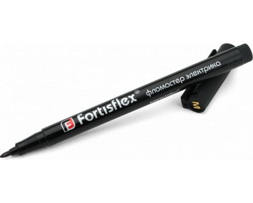Маркер FORTISFLEX ФМ-1.0 фломастер электрика черный 83403