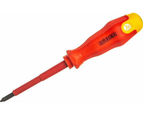 Отвертка диэлектрическая Biber 85596 PH 1х75мм тов-079418
