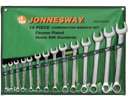 Набор комбинированных ключей JONNESWAY W26114S, 14 предметов