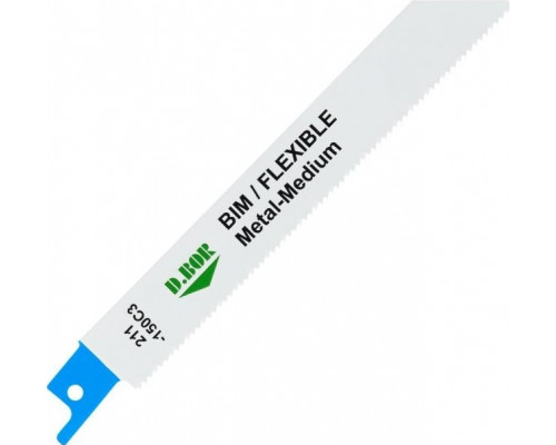 Полотна для сабельных пил D.BOR 130/150*1,8 мм BIM / FLEXIBLE / Metal-Medium по металлу (2 шт.) D-211-150C3-02