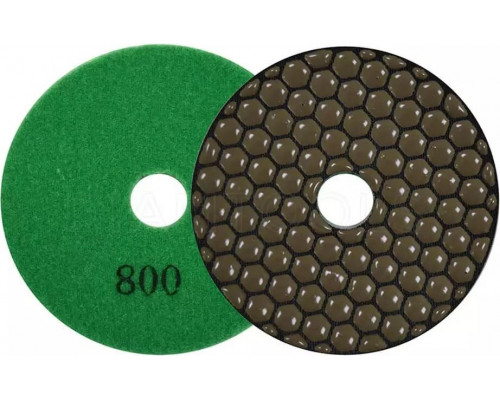 Алмазная тарелка на липучке DIAM АГШК 100*2,0 №800 Extra Line (сухая) 000523