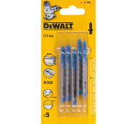 Пилки по металлу DeWALT HSS T118A 76х50х1.2х4 мм (5 шт) DT2160-QZ DT2160-QZ