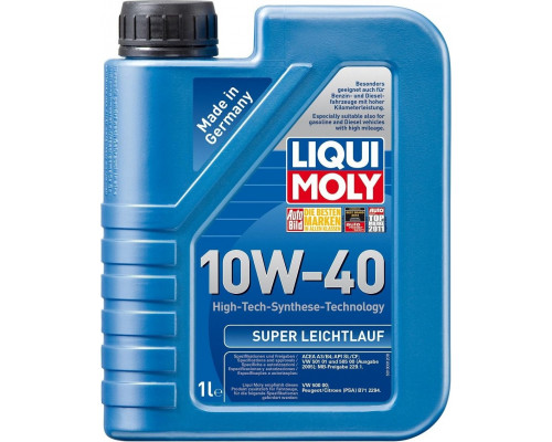 Масло моторное LIQUI MOLY SAE10W40 Super Leichtlauf 1 л 1928/9503 9503/1928