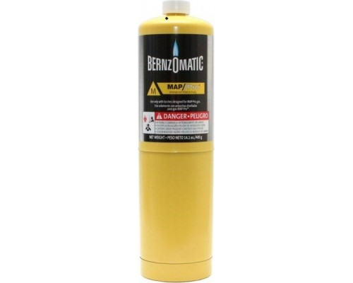 Газовый баллон BERNZOMATIC PRO//MAX® (MAP//PRO) 400 г. 373513 373513