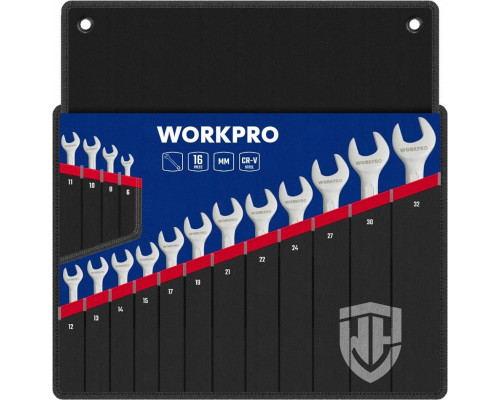 Набор комбинированных ключей WORKPRO WP202503, 16 шт., 6-32 мм