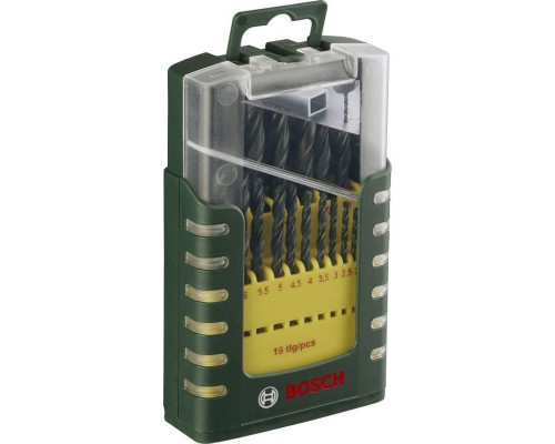 Набор сверл по металлу BOSCH HSS-R D1-10 19 шт 2607017151