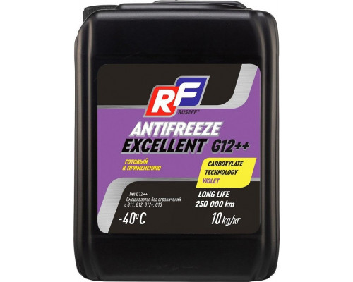 Антифриз RUSEFF EXCELLENT G12++ фиолетовый 10 л 17365N 17365N