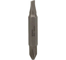 Бита для заворачивания BOSCH Extra Hard двусторонняя 45 мм S1.0x5.5 / PH2 2607001738