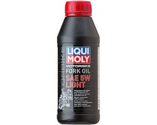 Масло для вилок и амортизаторов LIQUI MOLY Motorbike Fork Oil Light 5W 0,5 л 7598 синтетическое 1523/7598