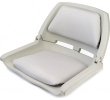 Кресло складное с мягкими накладками SKIPPER серый (пластик) SK75109G