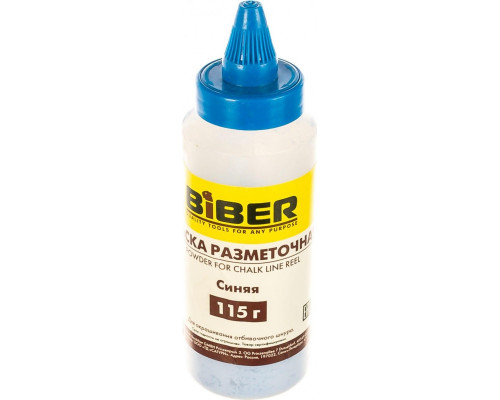 Краска разметочная Biber 43 202 порошковая, синяя (0,115кг) тов-048259