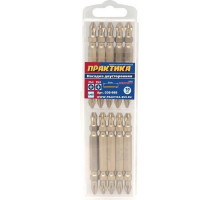 Бита для заворачивания двухстор. ПРАКТИКА TIN PH2 х PH2 65 мм (10шт.) Экспер 036-988