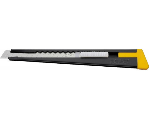 Нож с выдвижным лезвием Olfa OL-180-BLACK, 9 мм
