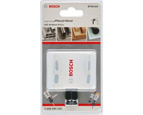 Коронка биметаллическая BOSCH PROGRESSOR 54 мм bim mm, new 2608594220