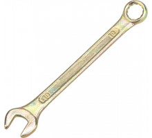 Ключ комбинированный REXANT 12-5805-2 10 мм, желтый цинк