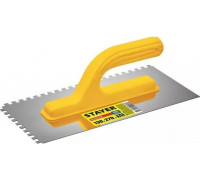 Кельма STAYER MASTER 130х270 мм, 6х6 мм, гладилка штукатурная зубчатая 08012-06_z01