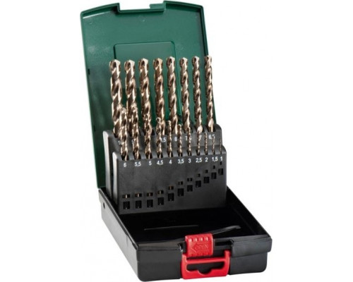 Набор сверл по металлу METABO HSS-Co 19 шт. (1-10 мм) 627121000 627121000