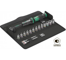 Ключ динамометрический WERA 05004180001 bicycle set torque 1 набор торцевых головок с clic WE-004180