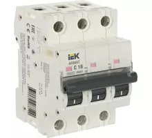 Автоматический выключатель IEK M06N ARMAT модульный 3п c 16А AR-M06N-3-C016