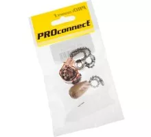 Выключатель для настенного светильника Proconnect 32-0105-9 c проводом деревянным наконечником, Silver инд.уп