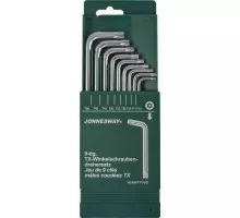 Набор ключей TORX JONNESWAY H08MTP09S с центрированным штифтом Т10-50, 9 предметов 047100