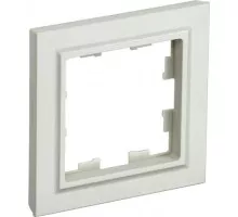 Рамка IEK BRITE РУ-1 1-м бежевая BR-M12-K10