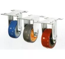 Колесная опора мебельная LONGWAY FCn 25 неповоротная, нейлон, D-50 мм 09000951