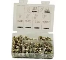 Набор сменных пресс-масленок GROZ GFT/KIT/M-80 в пластиковом диспенсере GR43973 GR43973