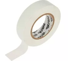 Изолента Kranz KR-09-2201 ПВХ 19 мм х25 м, белая